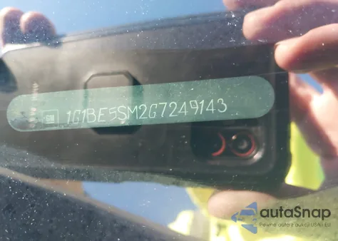 2016 Chevrolet Cruze Lt Auto z USA, uszkodzony, nr VIN 1G1BE5SM2G7249143